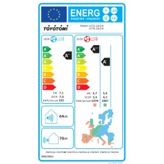 Κλιματιστικό Toyotomi Umi 24.000BTU UTN-24CH/UTG-24CH Κλιματιστικό Toyotomi Umi 24.000BTU UTN-24CH/UTG-24CH